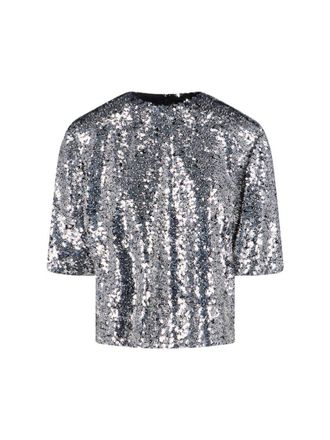 Isabel Marant Sleek Silver Top With Minimalist Design And Modern Silhouette