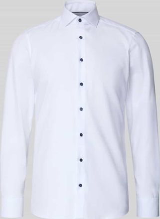 Olymp Level 5 Slim Fit Businesshemd aus Baumwolle mit Kentkragen in Weiss, Gr&ouml;&szlig;e 38