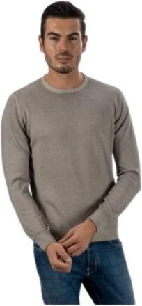 Gran Sasso Truien - Heren - Ronde hals truien - Grijs - 3XL - Wol - Truien & Vesten