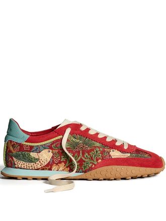 Hoff Bridge Morris sneakers met bloemenprint - Rood