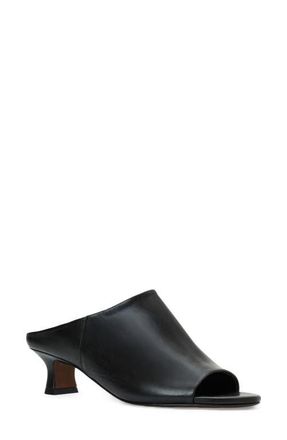 Aquatalia Krava Weatherproof Kitten Heel Sandal in Black Nappa at Nordstrom, Size 10.5