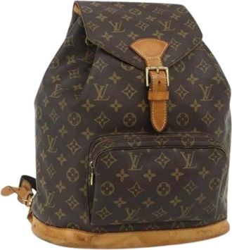 Louis Vuitton Pre-owned Backpacks, female, Brown, Size: ONE SIZE Pre-owned Vintage Monogram Backpack