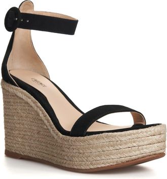 L'agence Elysee Espadrille Platform Sandal in Black at Nordstrom Rack, Size 7.5