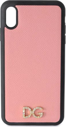 Dolce & Gabbana Phone Accessories, female, Pink, Size: ONE SIZE iPhone Cover Xs Max