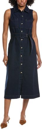 Vince Camuto Solid Midi Dress