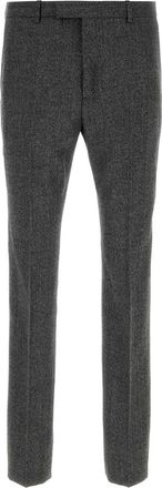 Gucci Mens Melange Charcoal Wool Pant - Grey - Size EU 50 (Mens)