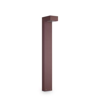 Netlighting Sirio 2 Light Outdoor Bollard Light Coffee IP44 in Brown