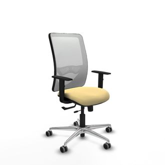 Piqueras y Crespo Poltrona Da Ufficio Piqueras Y Crespo Zulema Crema Pelle Sintetica