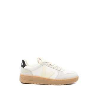 Veja V-82 Suede Panelled Sneakers