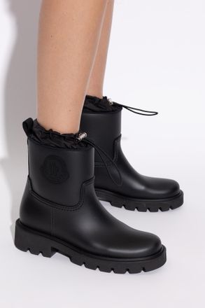 Moncler Kickstream Wellington Boots, Womens, Black
