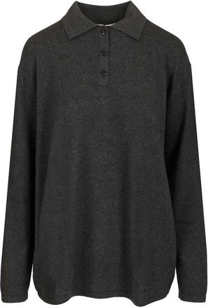 Lisa Yang Caisa Sweater - Dames - Polos - Blauw - XS - Katoen - Tops