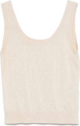 Eleventy Canotta in maglia - Toni neutri