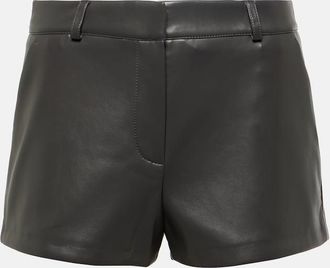 Frankie Shop Kate faux leather shorts