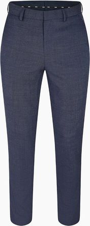 HUGO BOSS Mens Mens Leon Mm C 224 10251852 01 Straight Leg Trousers - Navy - Size: 30