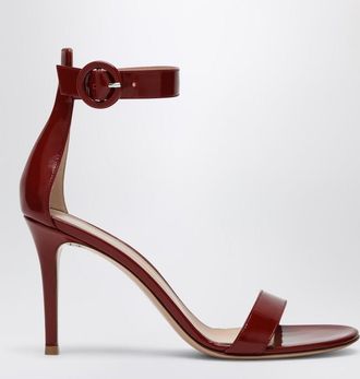Gianvito Rossi Bordeaux Sandal Portofino 85