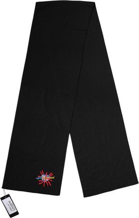 Dolce & Gabbana Blue Wool DG Loves London Neck Wrap Womens Scarf