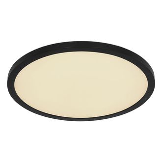 Globo Lighting Plaf&oacute;n - Sapana - Negro - Pl&aacute;stico - &Oslash; 29cm - Led - - Globo