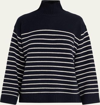 Frame Denim The Striped Cashmere Sweater