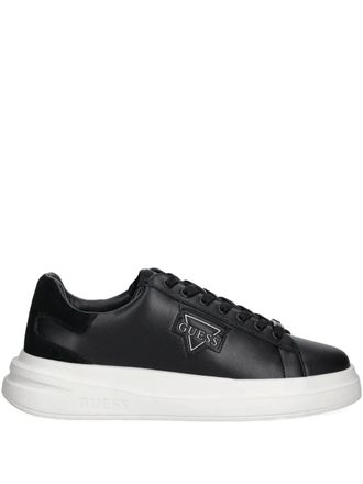 Guess Co Elba logo-detail sneakers - men - Leather/Polyurethane/Polyurethane/Cotton/Rubber - 40 - Black