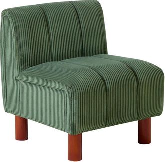 Nordlys Sill&oacute;n en madera y terciopelo verde