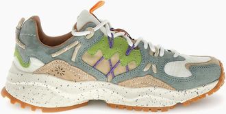 Flower Mountain Mens Flower Mountain Yamabushi Trainers - Beige Sage - Size: 11