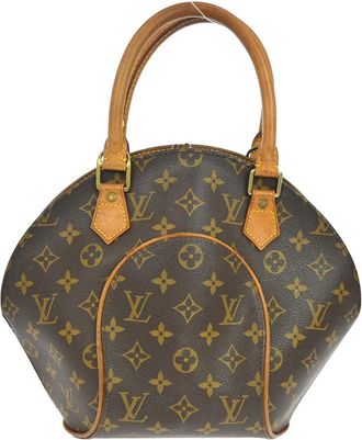 Louis Vuitton Ellipse Bag Monogram Canvas Brown Canvas Handbag (Pre-Owned)