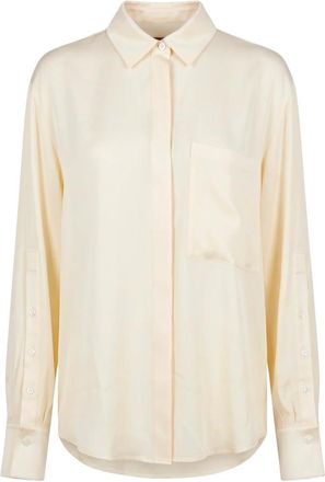 Moorer Mujer, Blusas y Camisas, Beige, Talla: S
