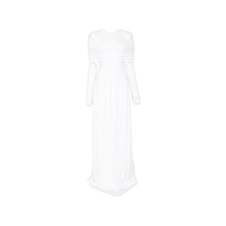 Norma Kamali Gowns, female, White, Size: XS Norma Kamali Dresses White