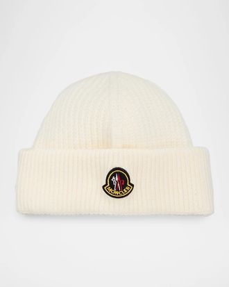 Moncler Men & apos;s Wool and Cashmere Beanie