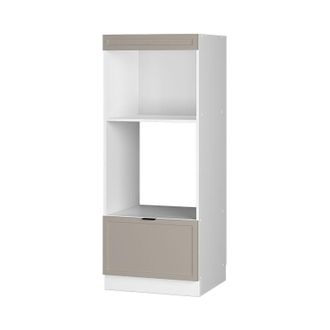 Vicco Mobile cucina microonde Fame-Line, GrigioBeige, 60 cm aperto
