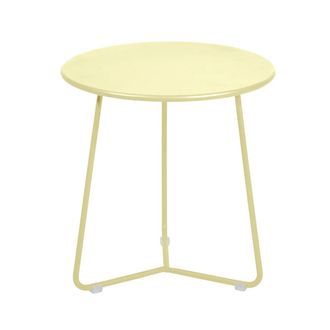 Fermob Cocotte Beistelltisch / Hocker, &Oslash; 34 cm x H 36 cm, zitronensorbet