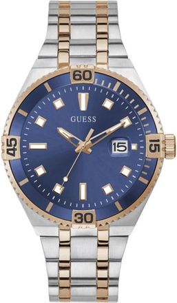 Guess Roestvrijstalen Horloge met Armband - Heren - Horloges - Grijs - ONE Size - Accessoires