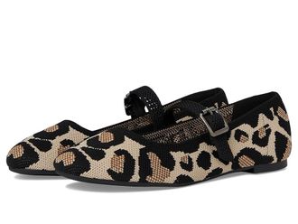 Mia Brita Womens Flat Shoes Leopard : 6.5 M, Leather/Polyester