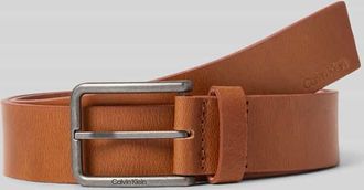 Calvin Klein Gürtel mit Label-Detail in Cognac, Größe 100