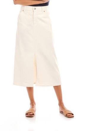 Karen Kane Denim Midi Skirt in Natural at Nordstrom Rack, Size 2