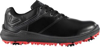 Slazenger Mens V300 Golf Shoes Spiked Lace Up Black UK 10.5 (45.5)