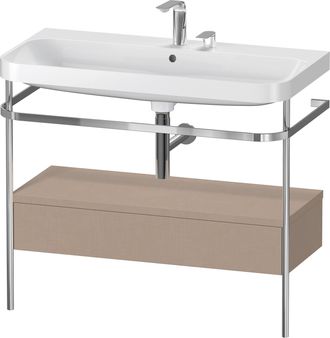 Duravit Set C-bonded Duravit Happy D.2 Plus Con Consola Met&aacute;lica Y Caj&oacute;n