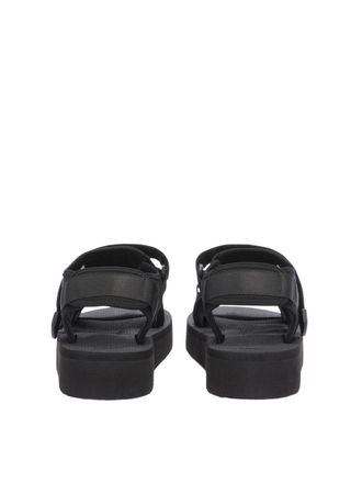 Palm Angels Mens X Suicoke Kise Logo Sandals Black Shoes > Loafers &