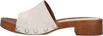 Copenhagen Dames, Schoenen, Beige, Maat: 40 EU Linnen