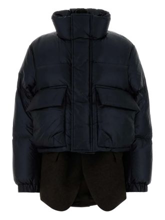 sacai Piumino in nylon - Nero