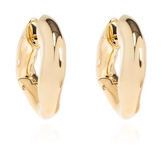 Balenciaga Messing Oorbellen - Dames - Oorbellen - Geel - ONE Size - Accessoires