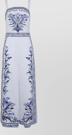 Farm Rio cotton wide-leg jumpsuit