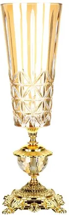 Mark Roberts Stately Pedestal Vase in Amber at Nordstrom