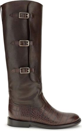 PARIS TEXAS Brown Leather Womens Boots