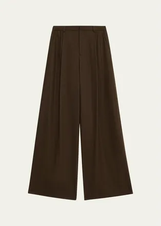 Vince Camille Mid-Rise Wide-Leg Pants