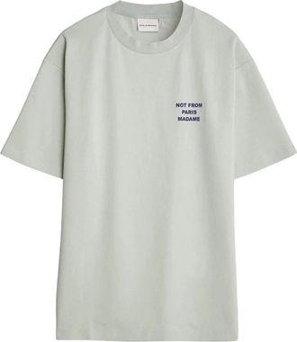 Dr&ocirc;le de Monsieur Camiseta con eslogan llamativo - Tops - Hombre - Gris - M