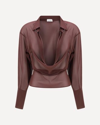 Andamane Camicia drappeggiata Woman 42