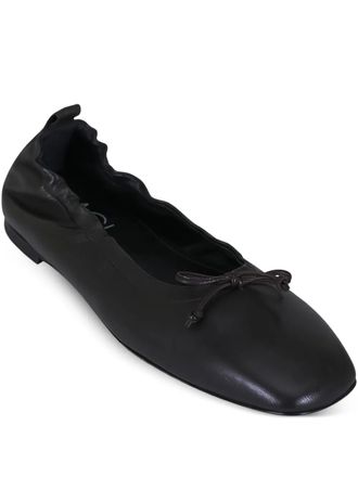 AGL Ballerinas met strikdetail - Zwart