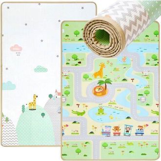 OEM Alfombra De Juego Para Beb&eacute; De Doble Cara - Espuma Xpe - Plegable E Impermeable - 120x180 Cm
