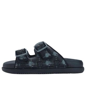 Fila (WMNS) FILA Lucia Sandals Black Teal F12W322506FBA
